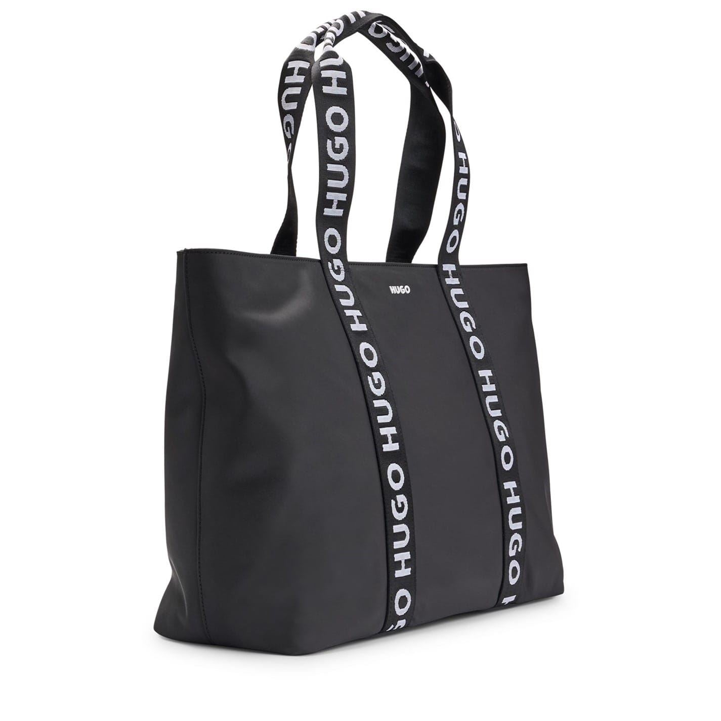 Hugo Bel Lettering Tote Handbag with Logo