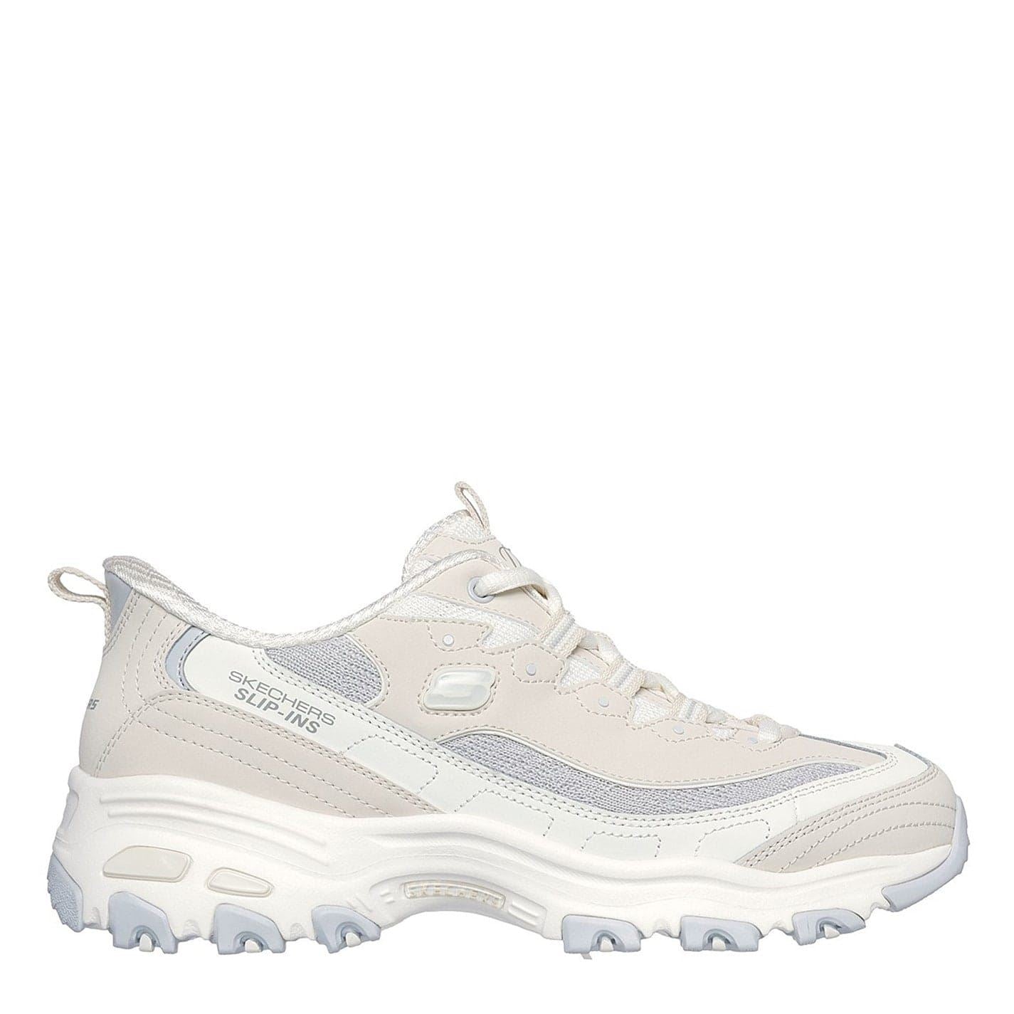 Skechers D Lites Smooth Nostalgia Low Top Sneakers