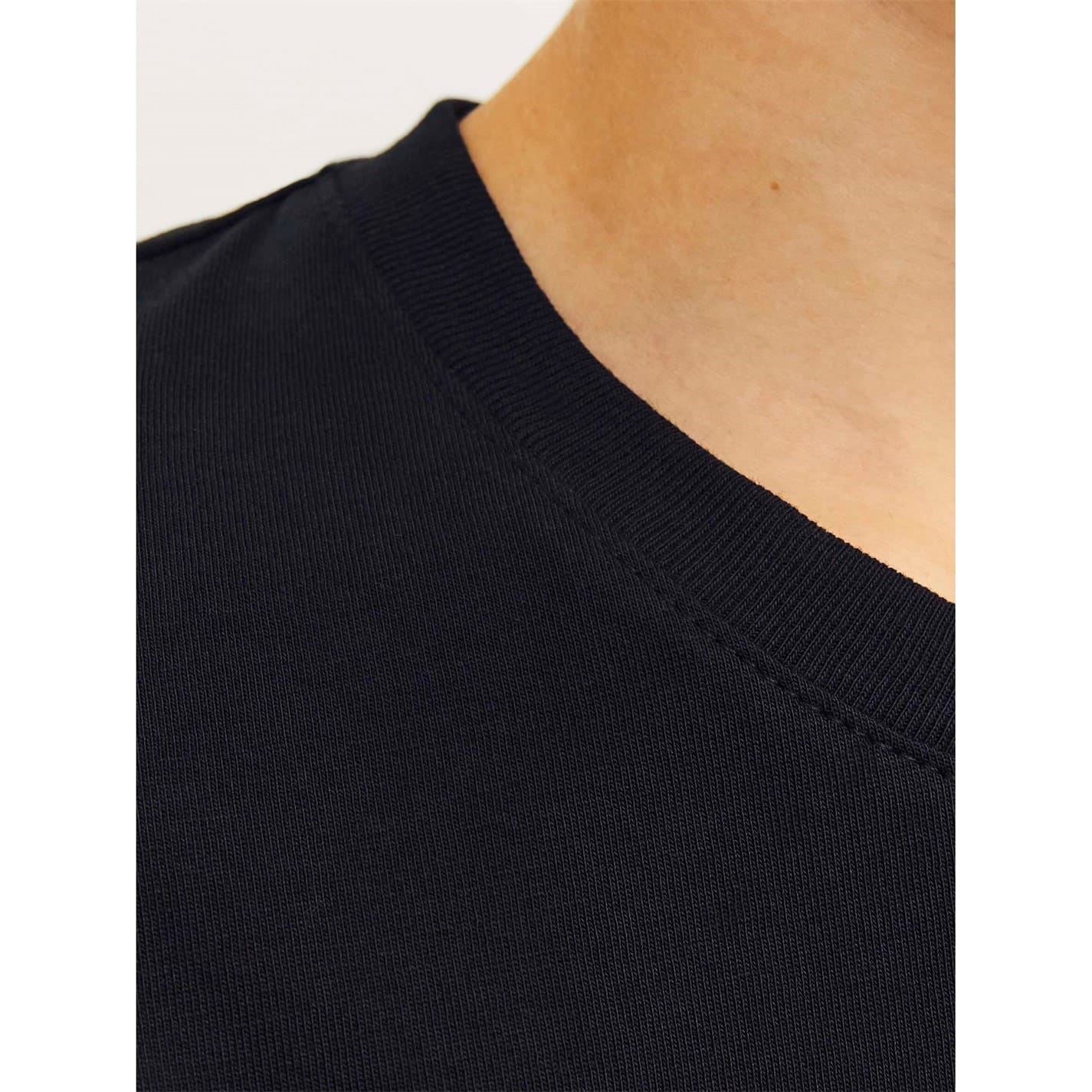 Jack and Jones Logo Print Crew Neck Short Sleeve T-Shirt