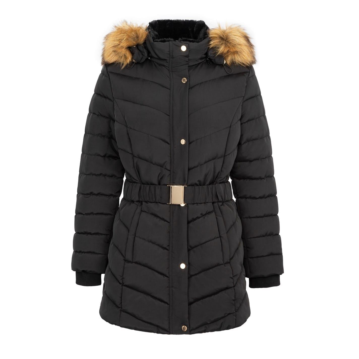 Firetrap Womens Belt Bubble Jacket