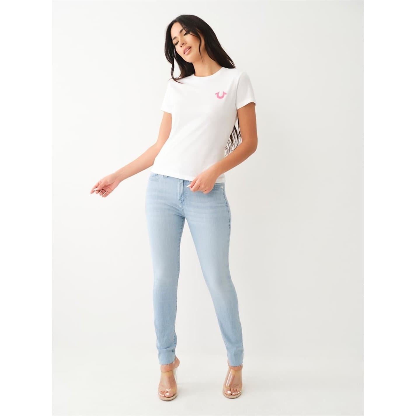 True Religion Large Genie Crew Neck Regular Fit T-Shirt