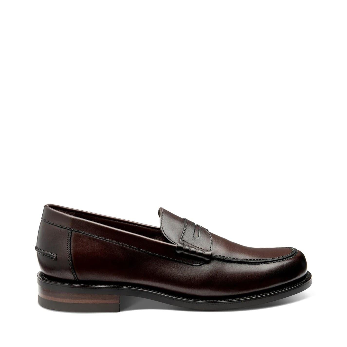 Loake Kingscliffe Penny Loafers with Low Heel