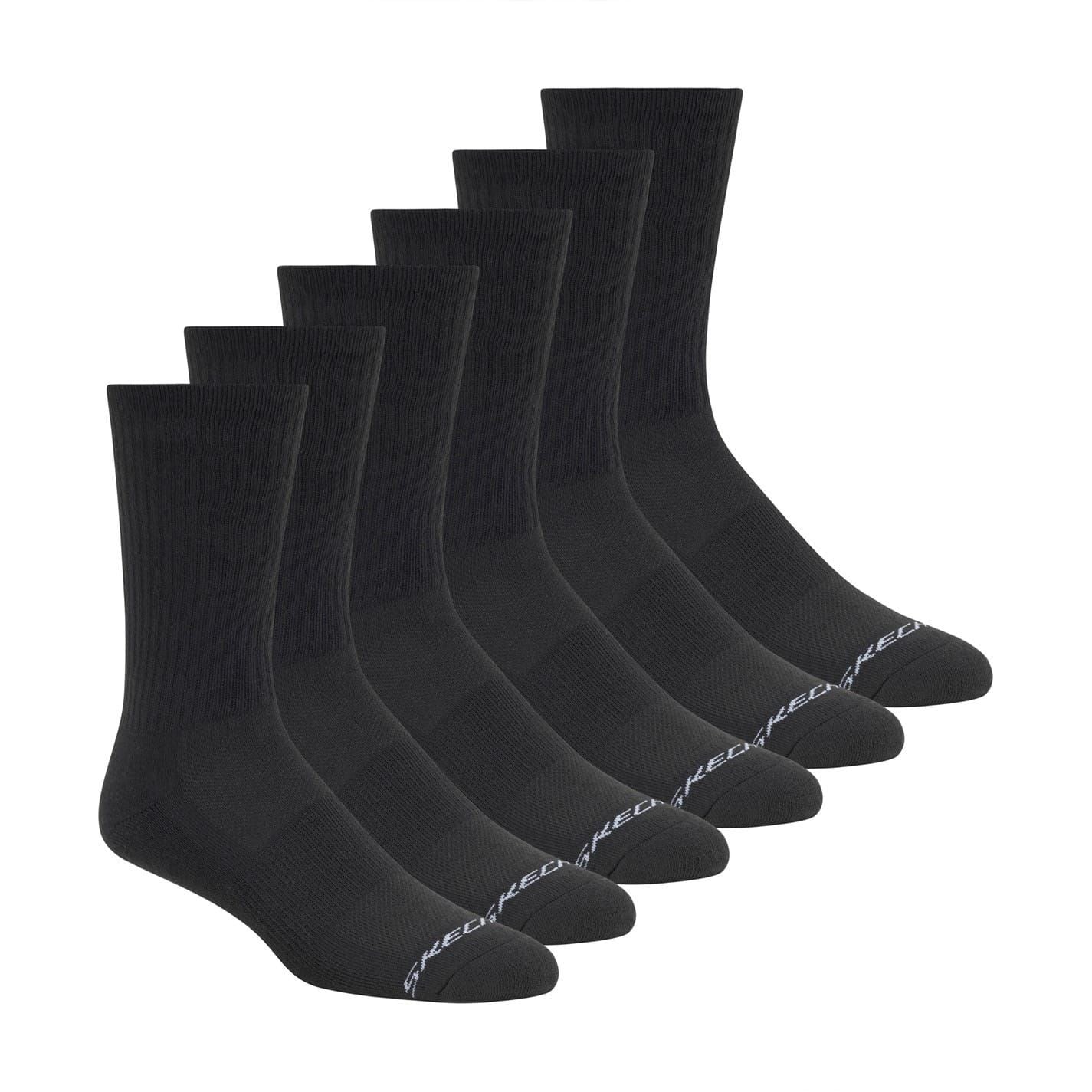 Skechers 6 Pack Crew Trainer Socks