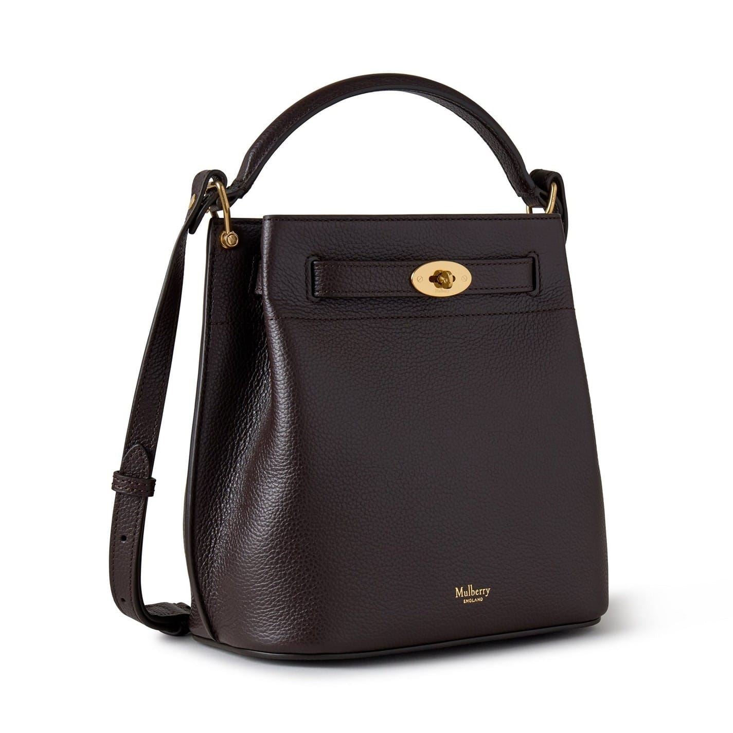 Mulberry Mini Islington Rectangle Shape Grab Bag with Logo