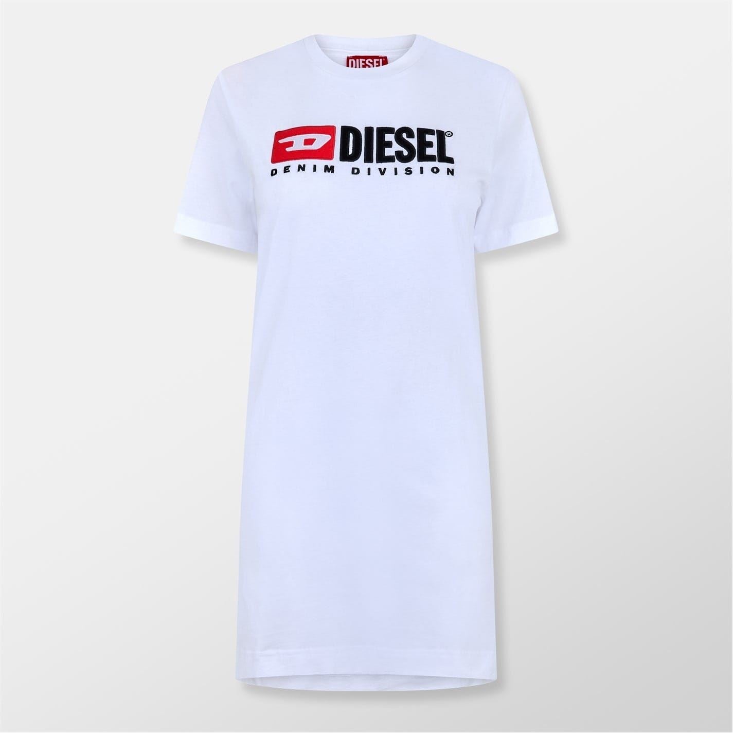 Diesel Egor Crew Neck Mini T-Shirt Dress