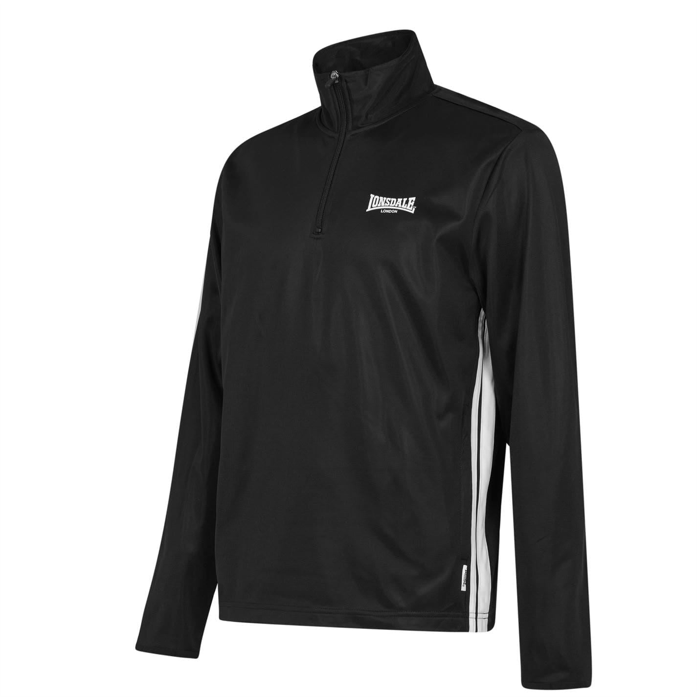 Lonsdale Mens 2s Quarter Zip Track Top