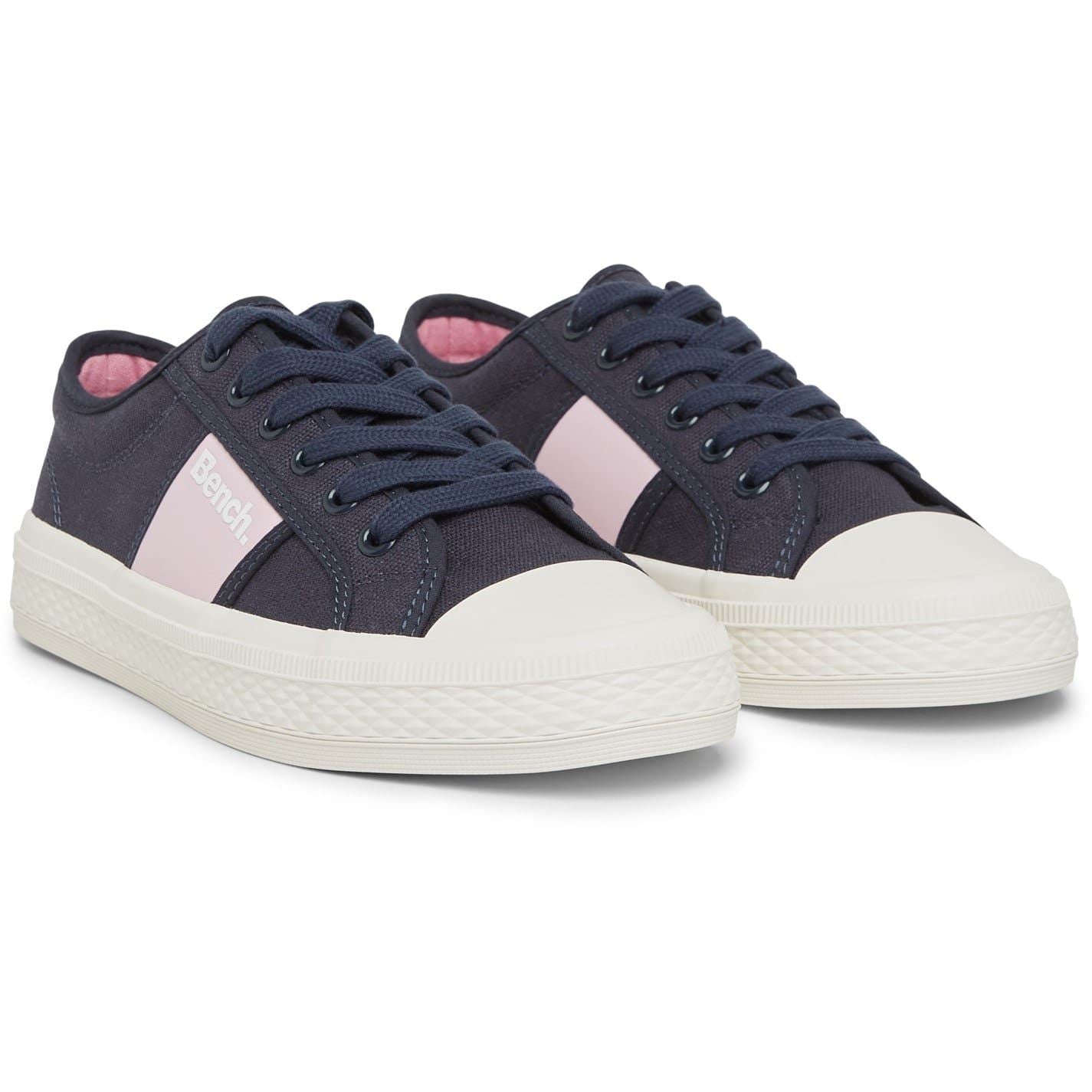 Bench Vicky Canvas Low Top Sneakers with Lettering
