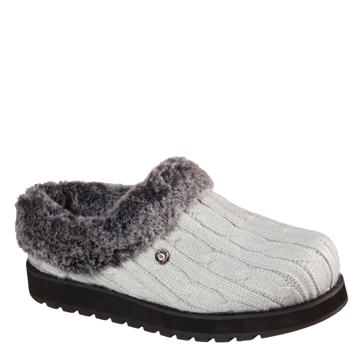 Skechers Keepsakes Ice Angel Ribbed Mule Slippers