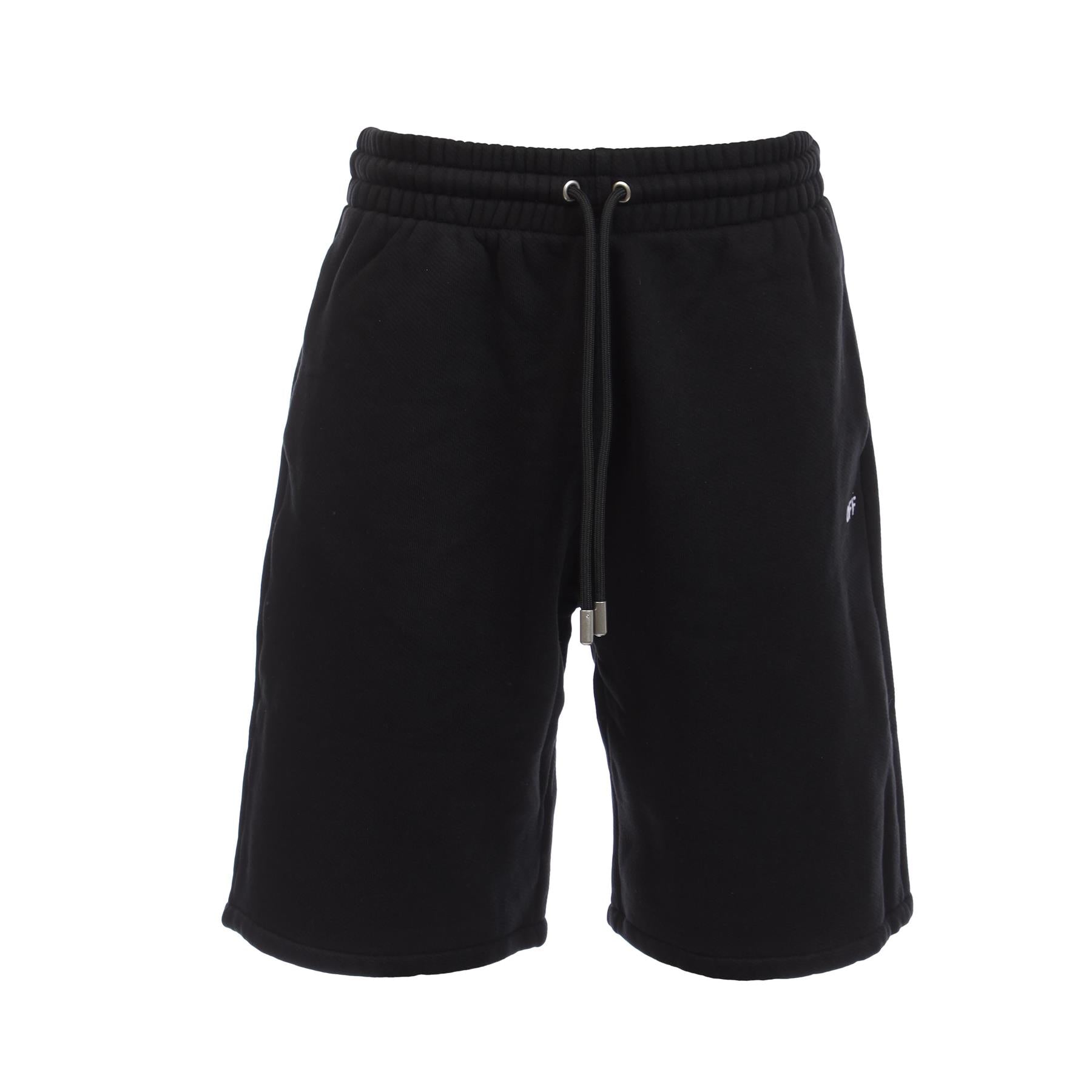 Off White Scribble Diagonals Sweat Shorts