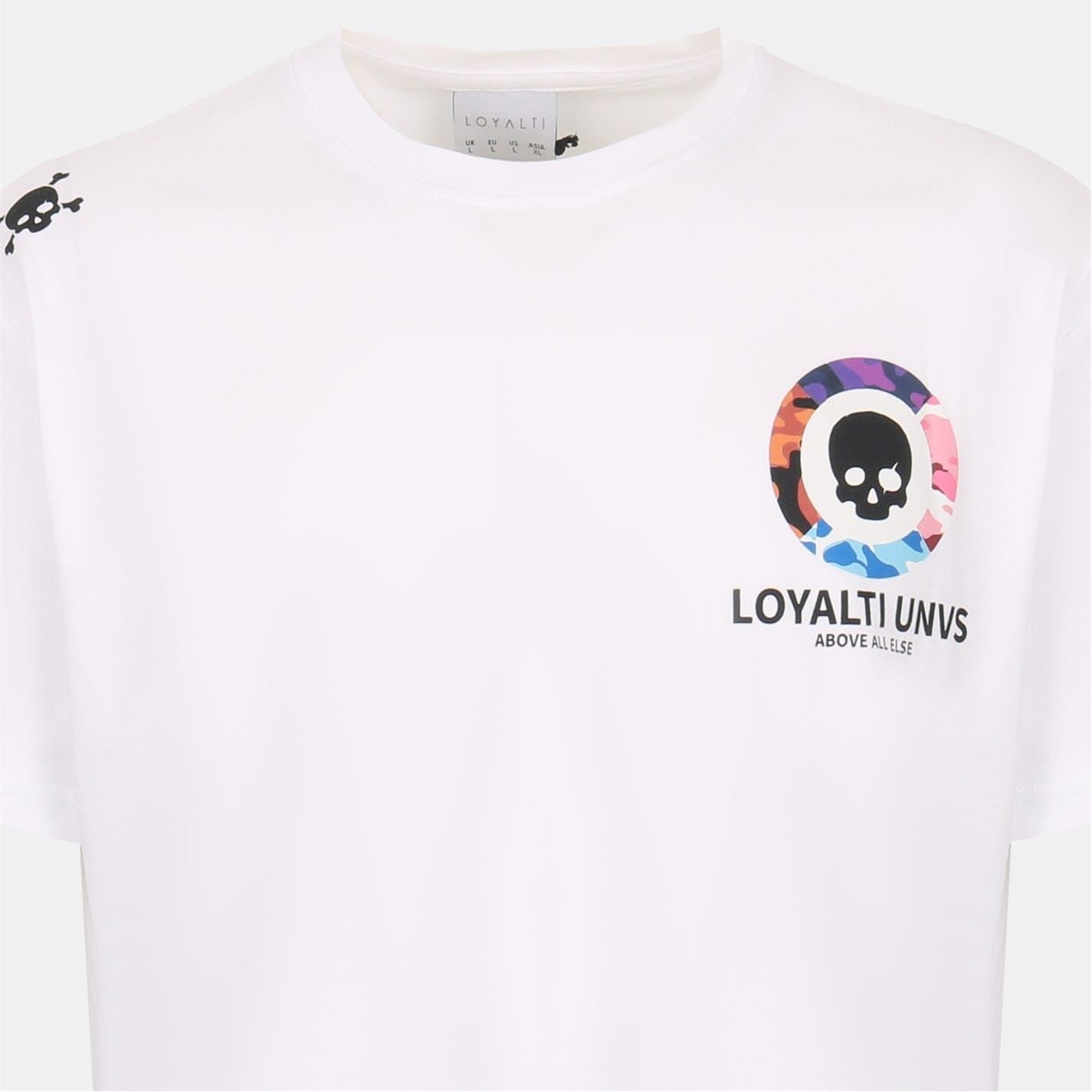 Loyalti Camo Skull Crew Neck Short Sleeve T-Shirt