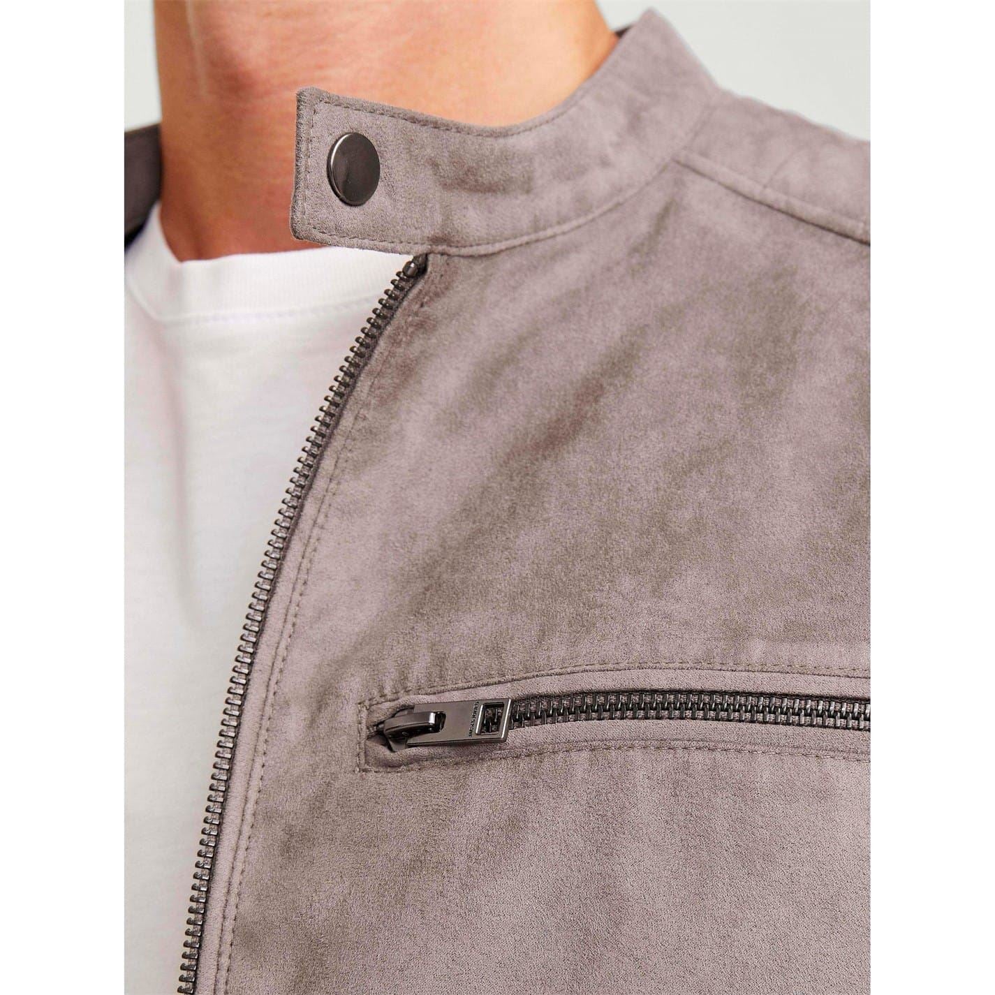 Jack and Jones Mens Biker Jacket