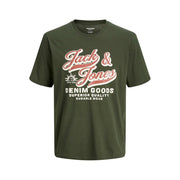 Jack and Jones Mens Logo T-Shirt Plus Size