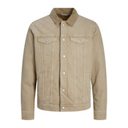 Jack and Jones Sherpa Denim Jacket with Front Pocket