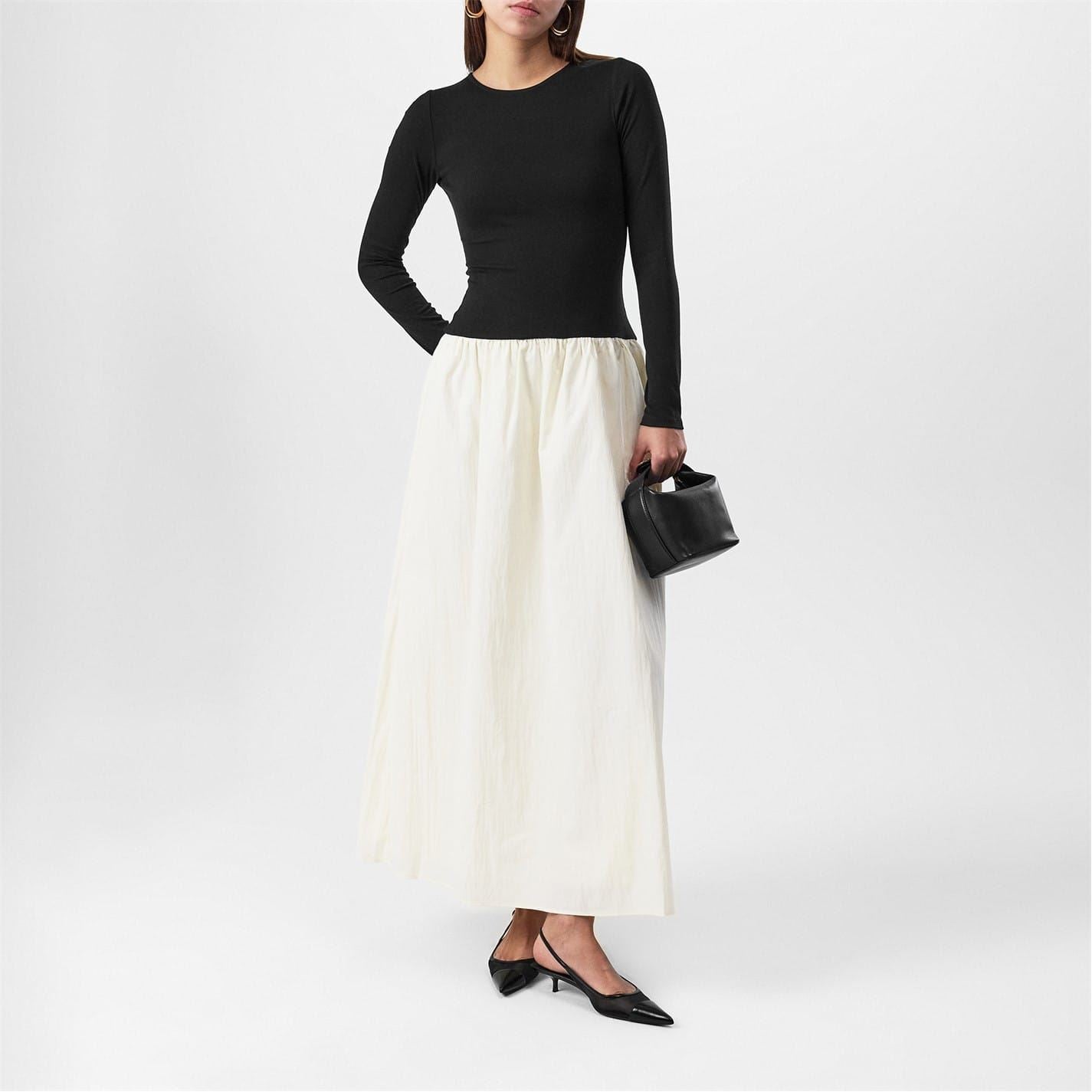 4th and Reckless Rosie Crew Neck Maxi T-Shirt Dress