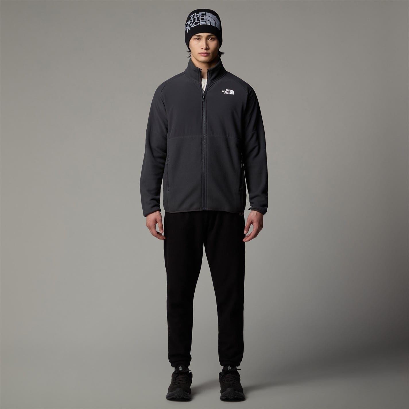 North Face Glacier Mock Neck Full Zip Fleece Jacket