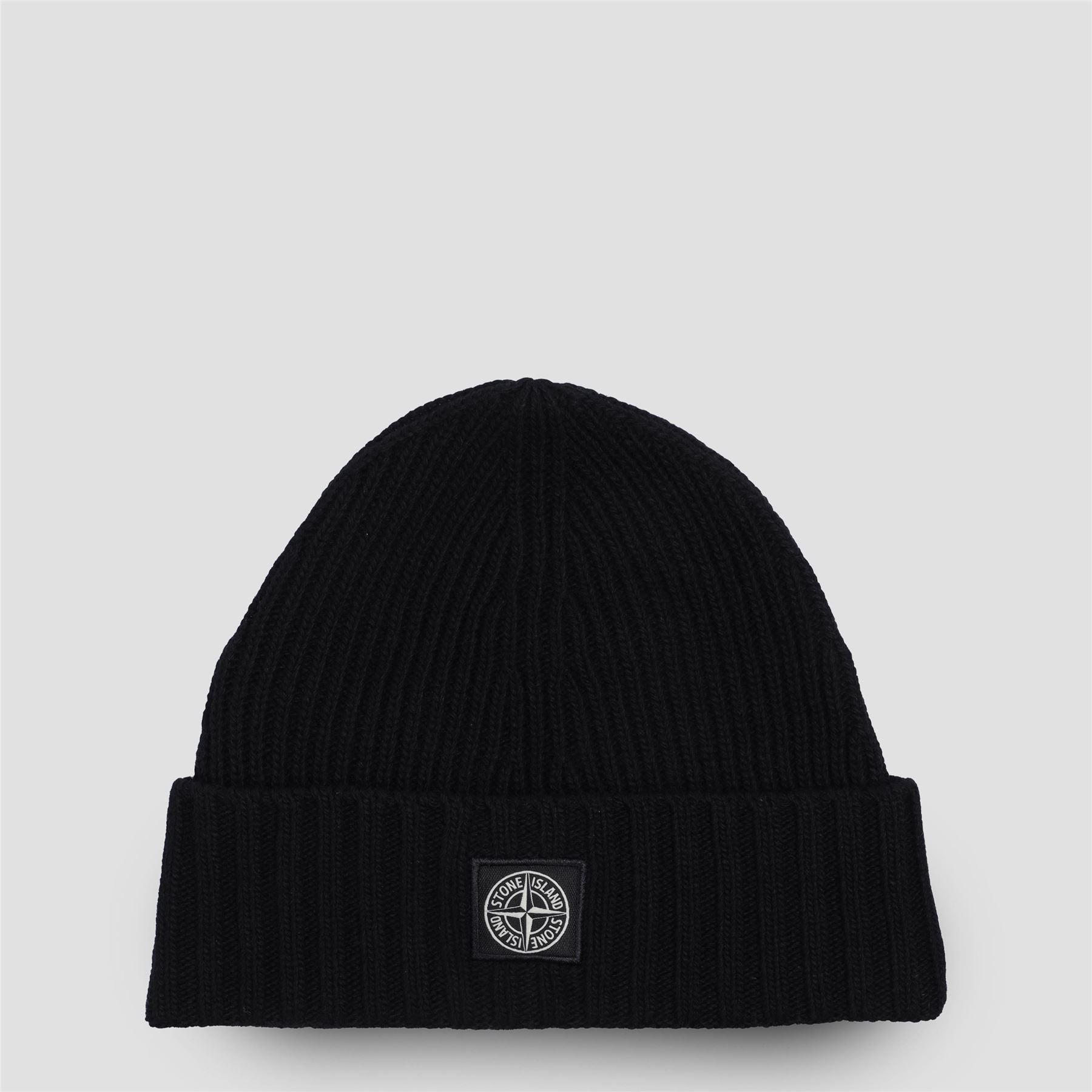 Stone Island Juniors Beanie with Compass Patch