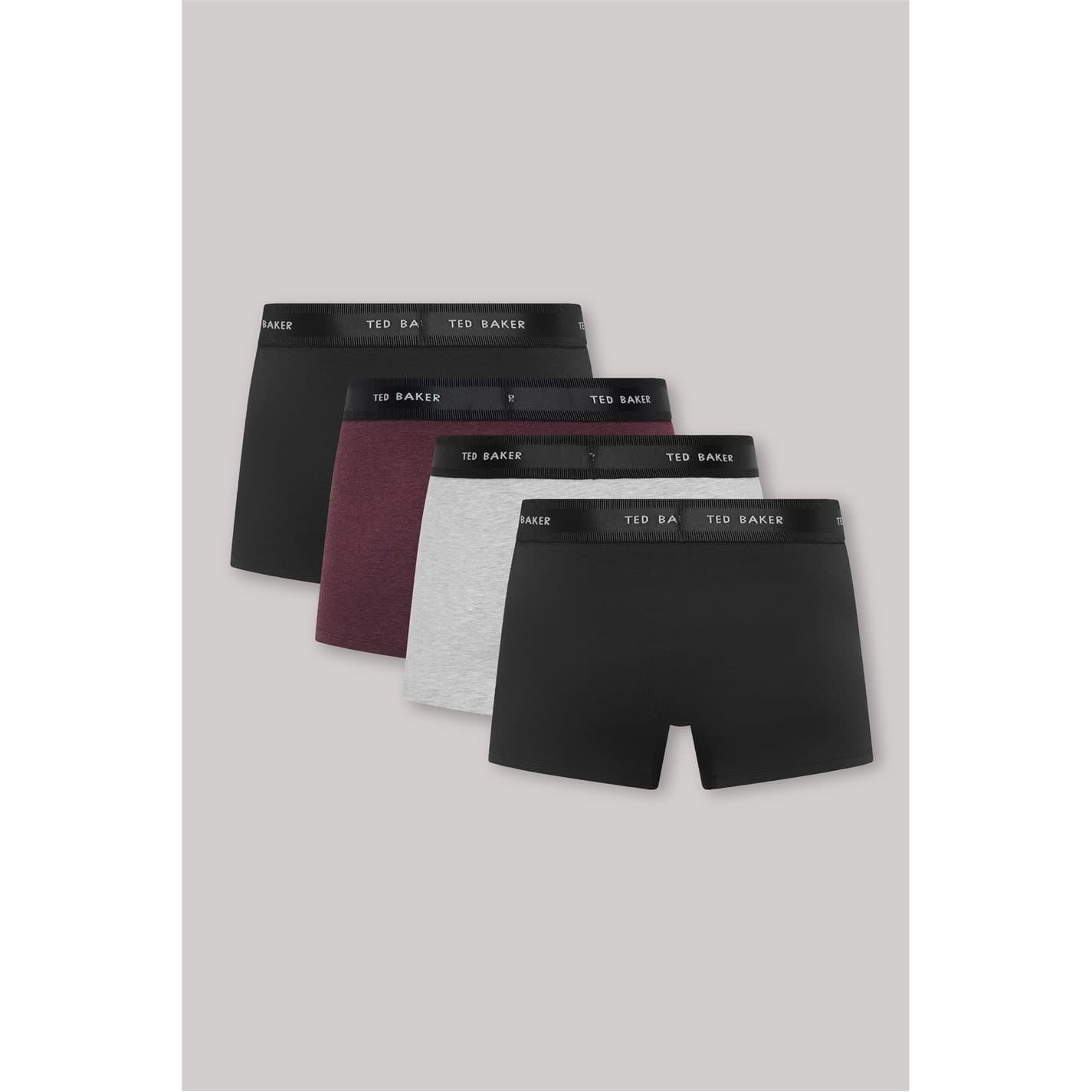 Ted Baker 4 Pack Plain Design Trunk