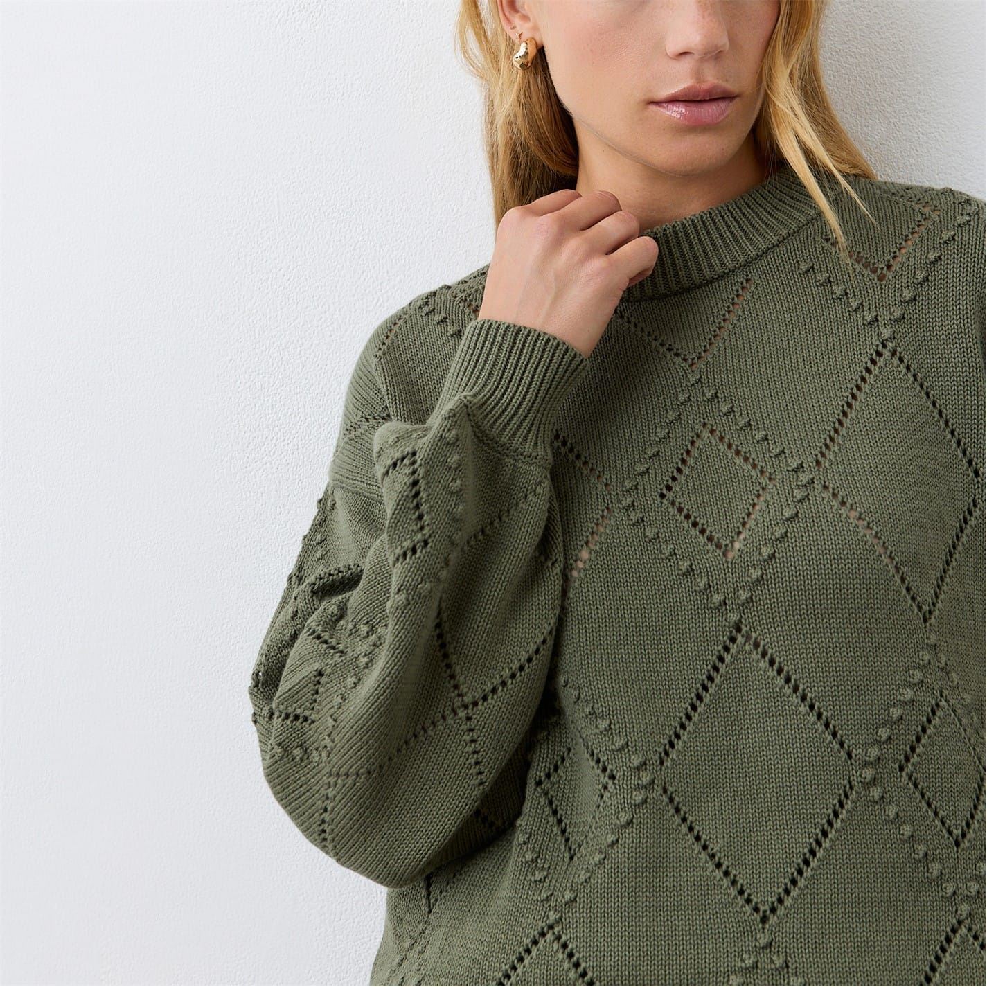 Finery Odette Crew Neck Relaxed Fit Sweater