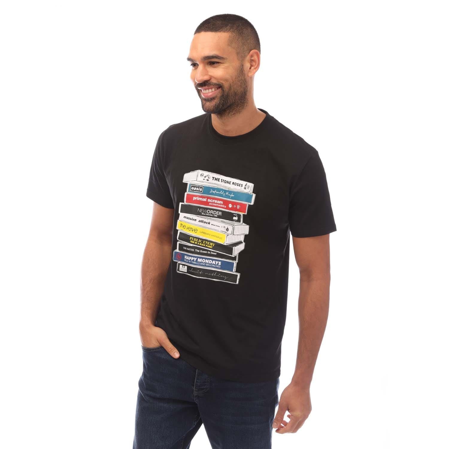 Weekend Offender Mens Cassettes Printed T-Shirt