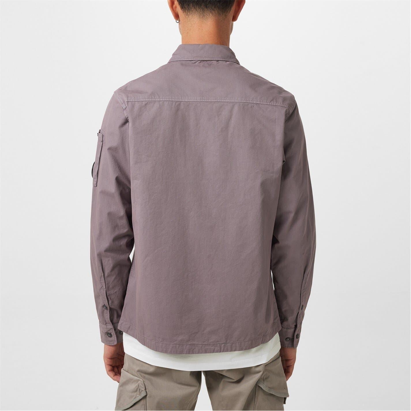C.P. Company Mens Gabardine Lens Overshirt
