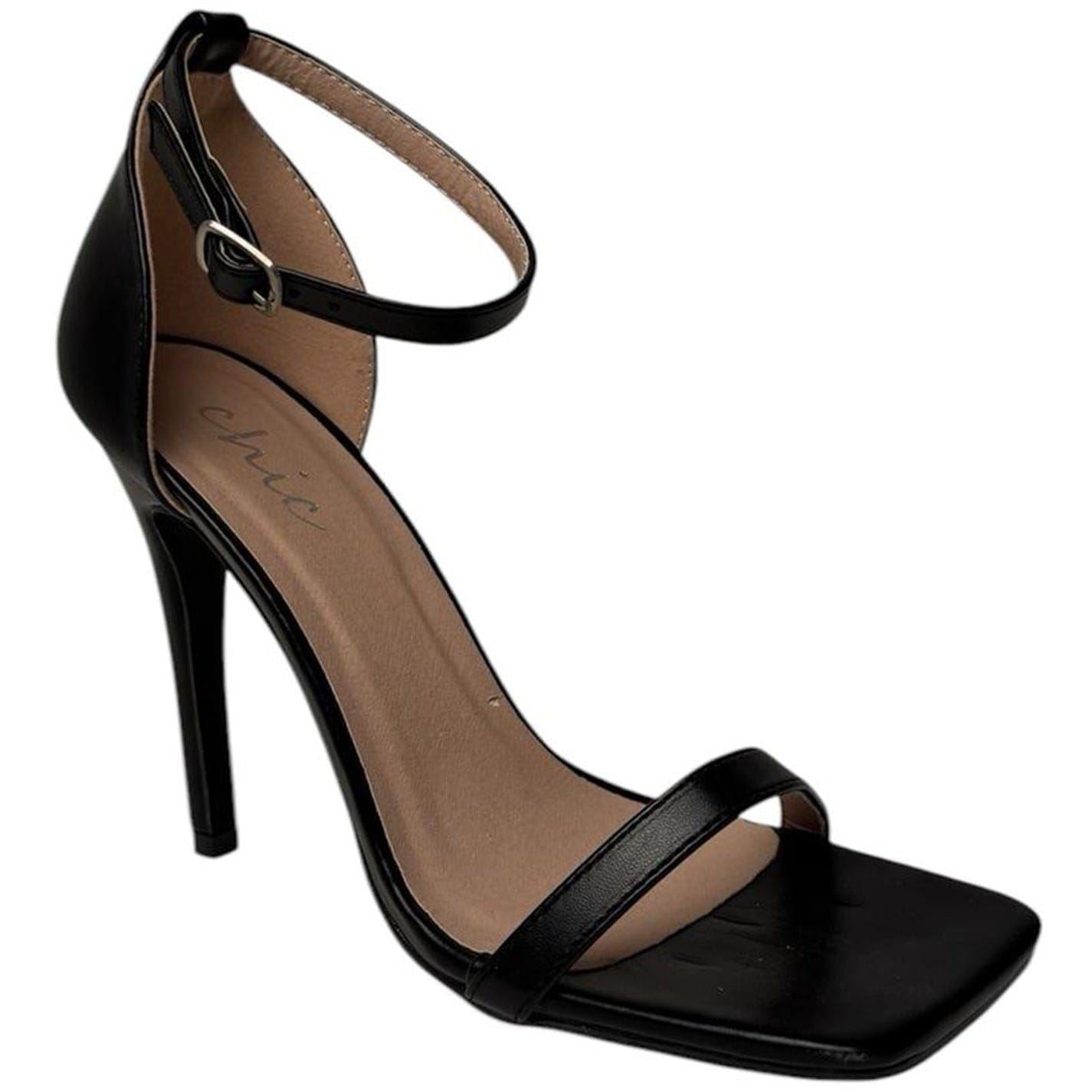 Chic High Heel Stiletto Open Toe Sandals