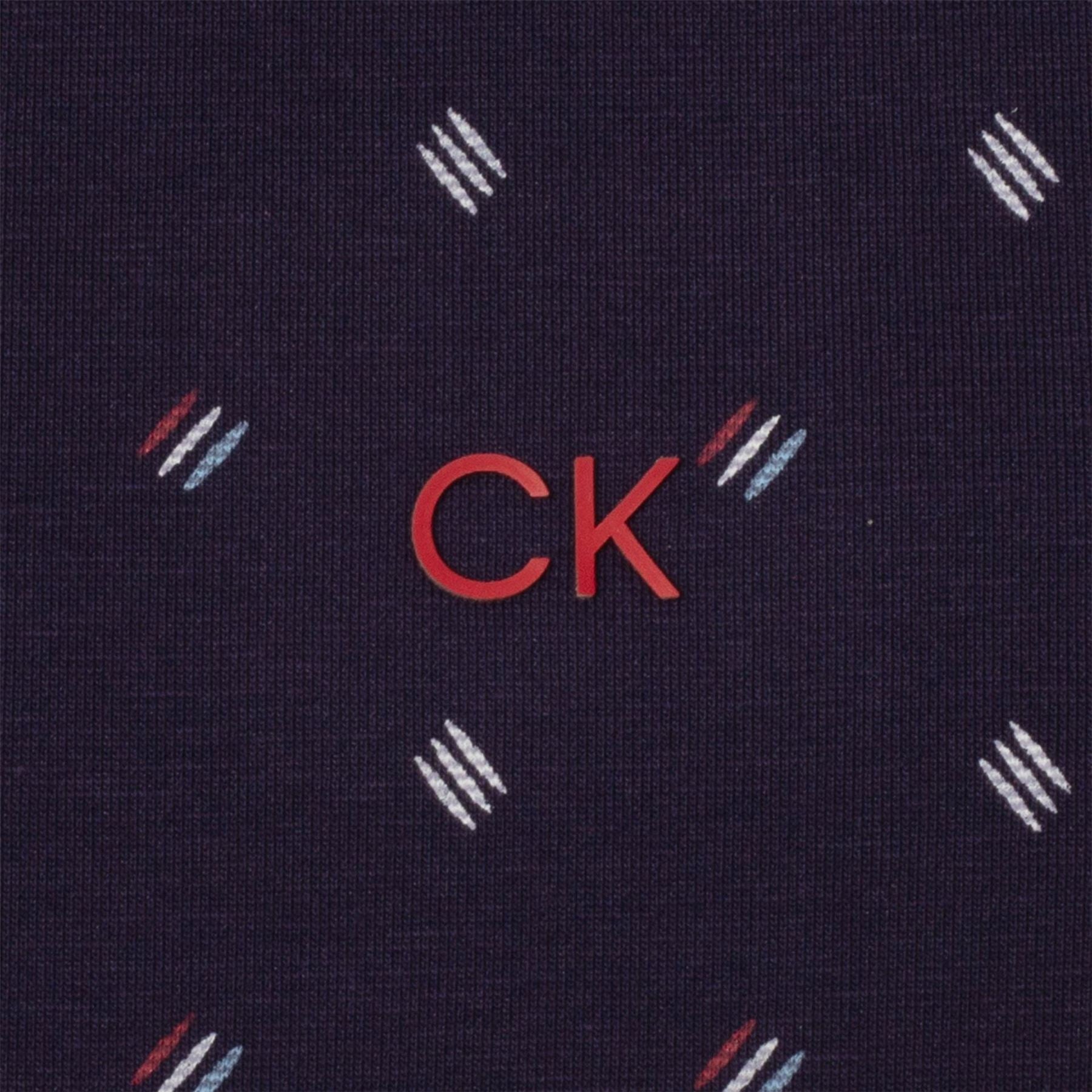 Calvin Klein Golf Graphic Print Collared Short Sleeve Polo Shirt