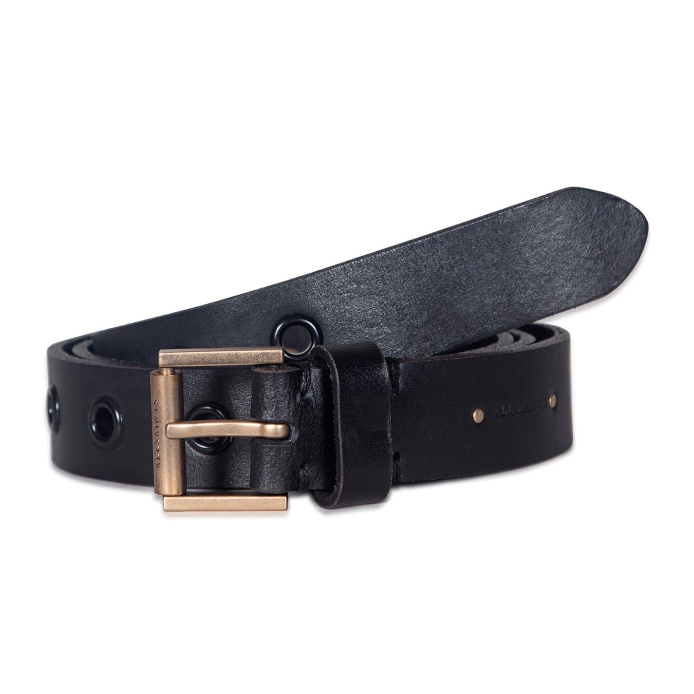AllSaints 25mm Eyelet Leather Belt