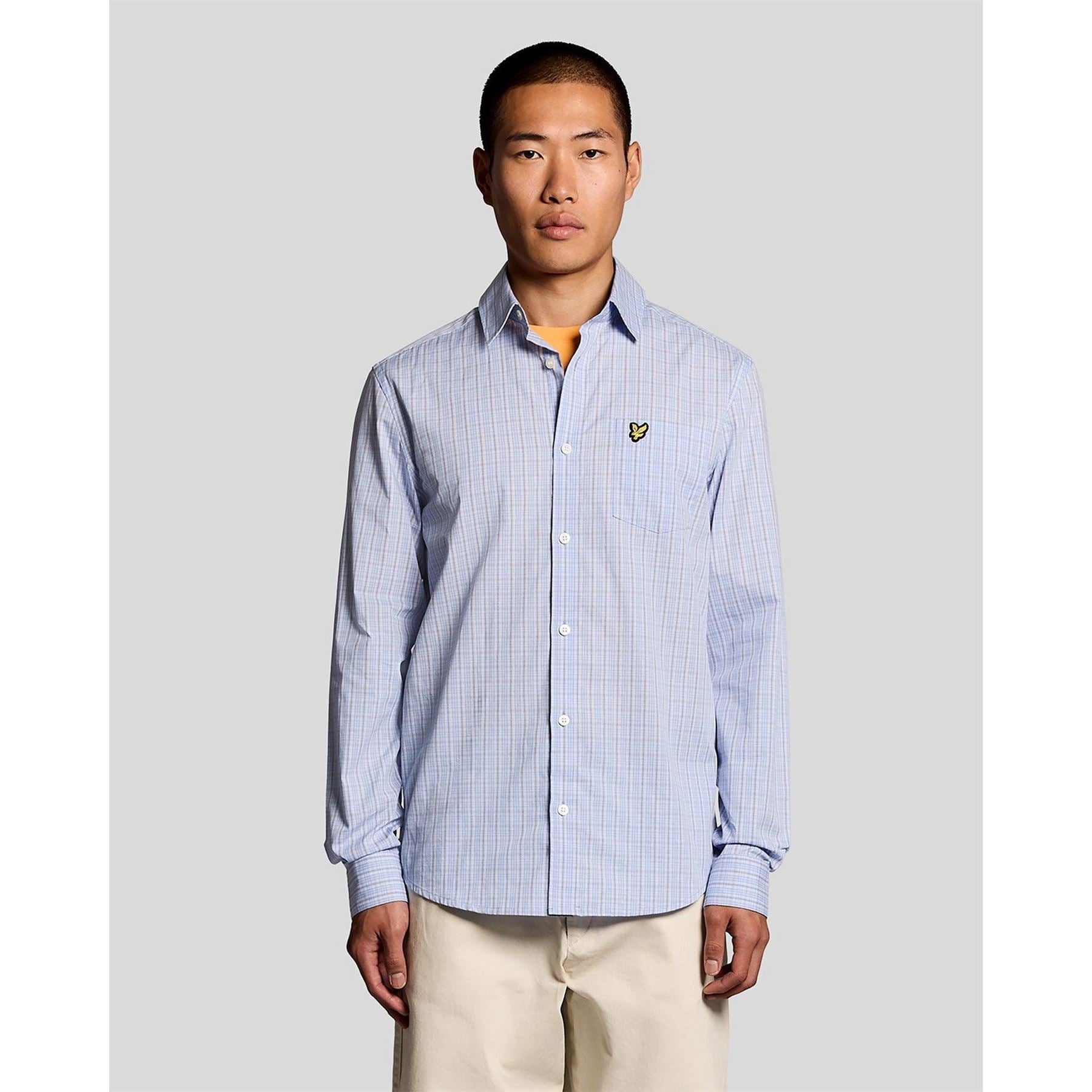 Lyle And Scott Check Ls Shirt Sn62