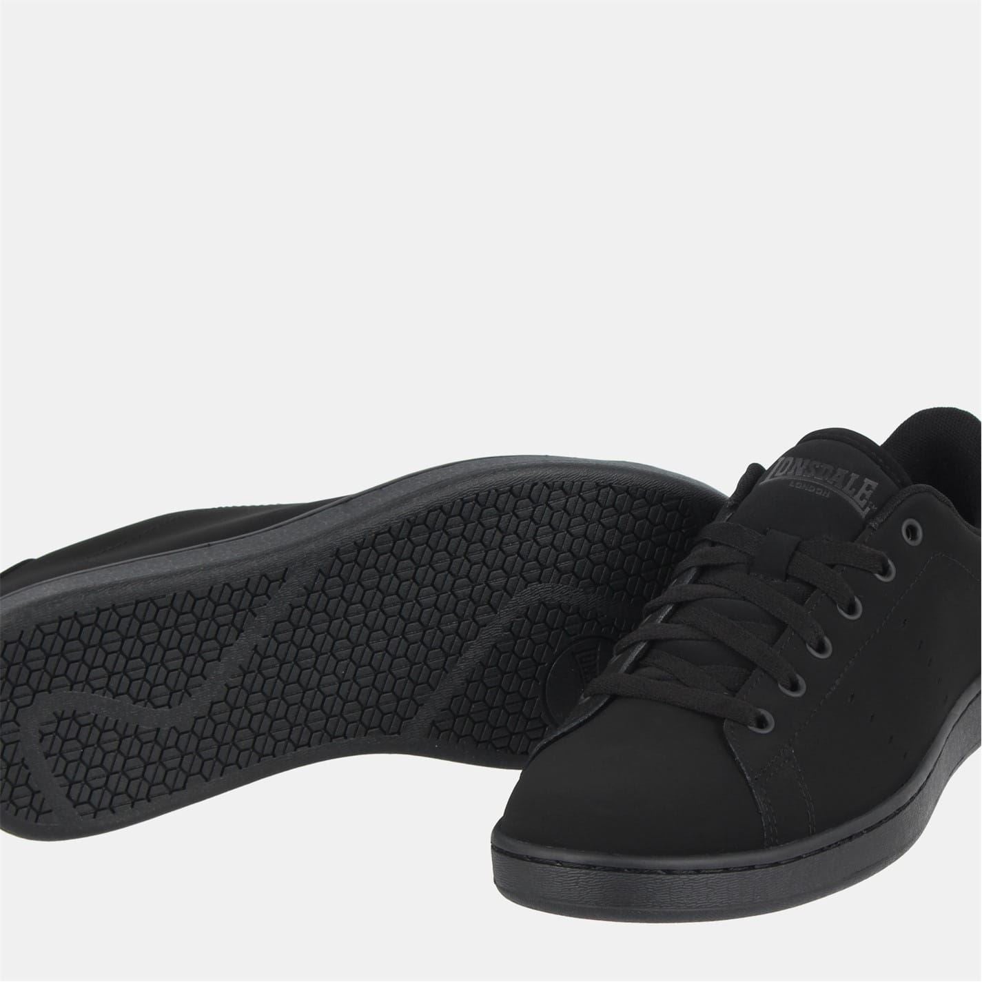 Lonsdale Mens Leyton Leather Trainers