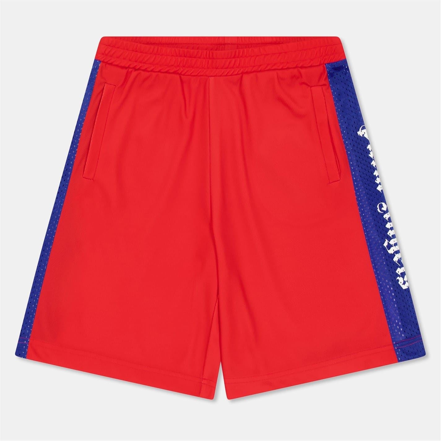 Palm Angels Logo Denim Bermuda Shorts