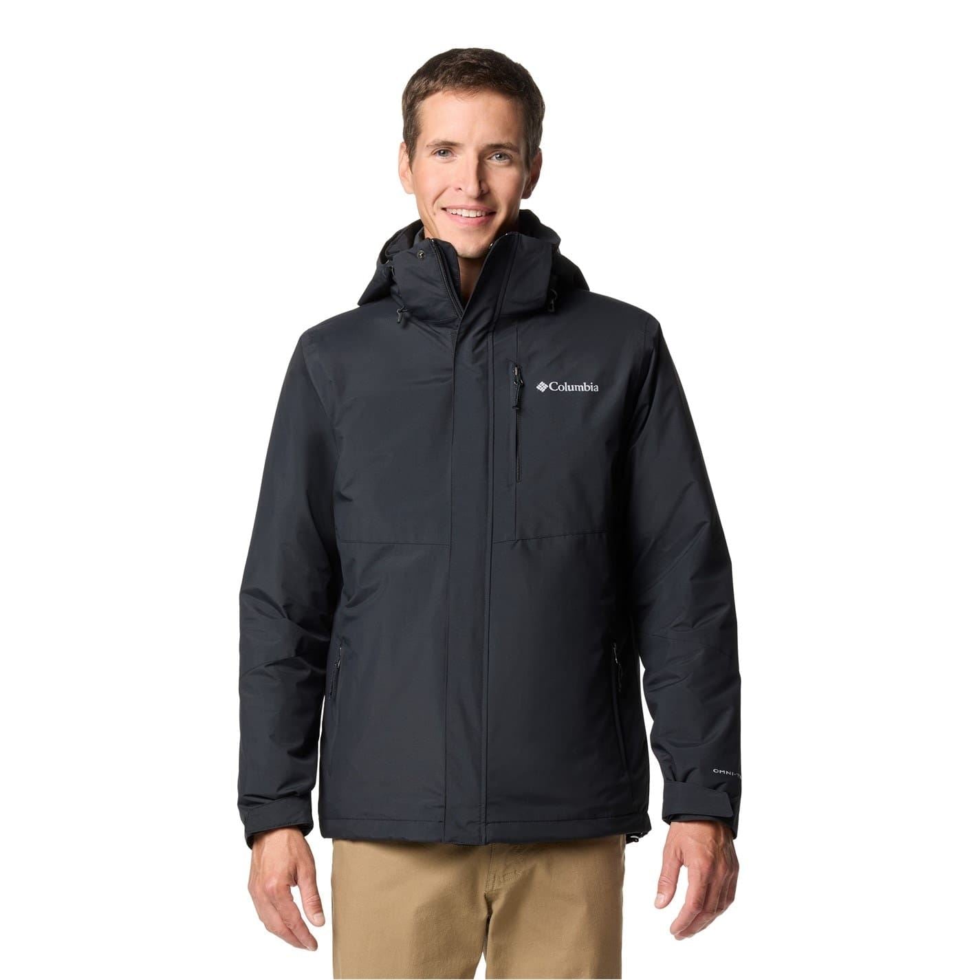 Columbia Element Blocker III Solid Patterned Hooded Three In One Jacket