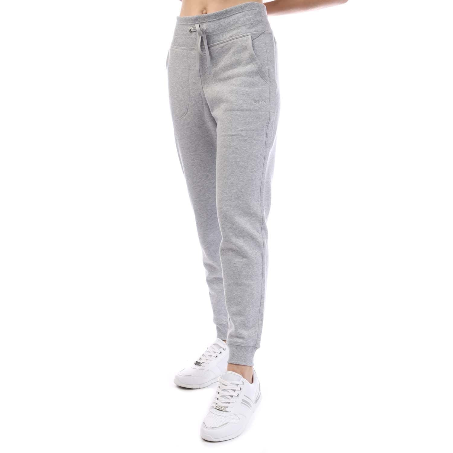 DKNY Embellished Logo Jogger Pant with Pockets