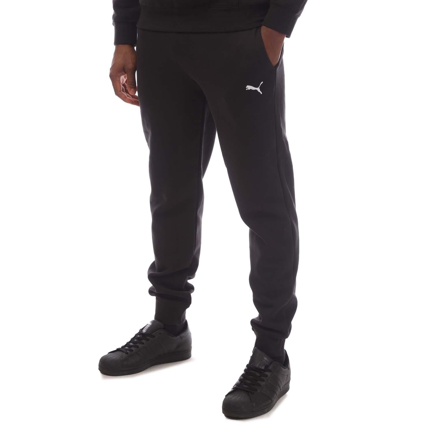 Puma Small Logo Cuffed Joggers