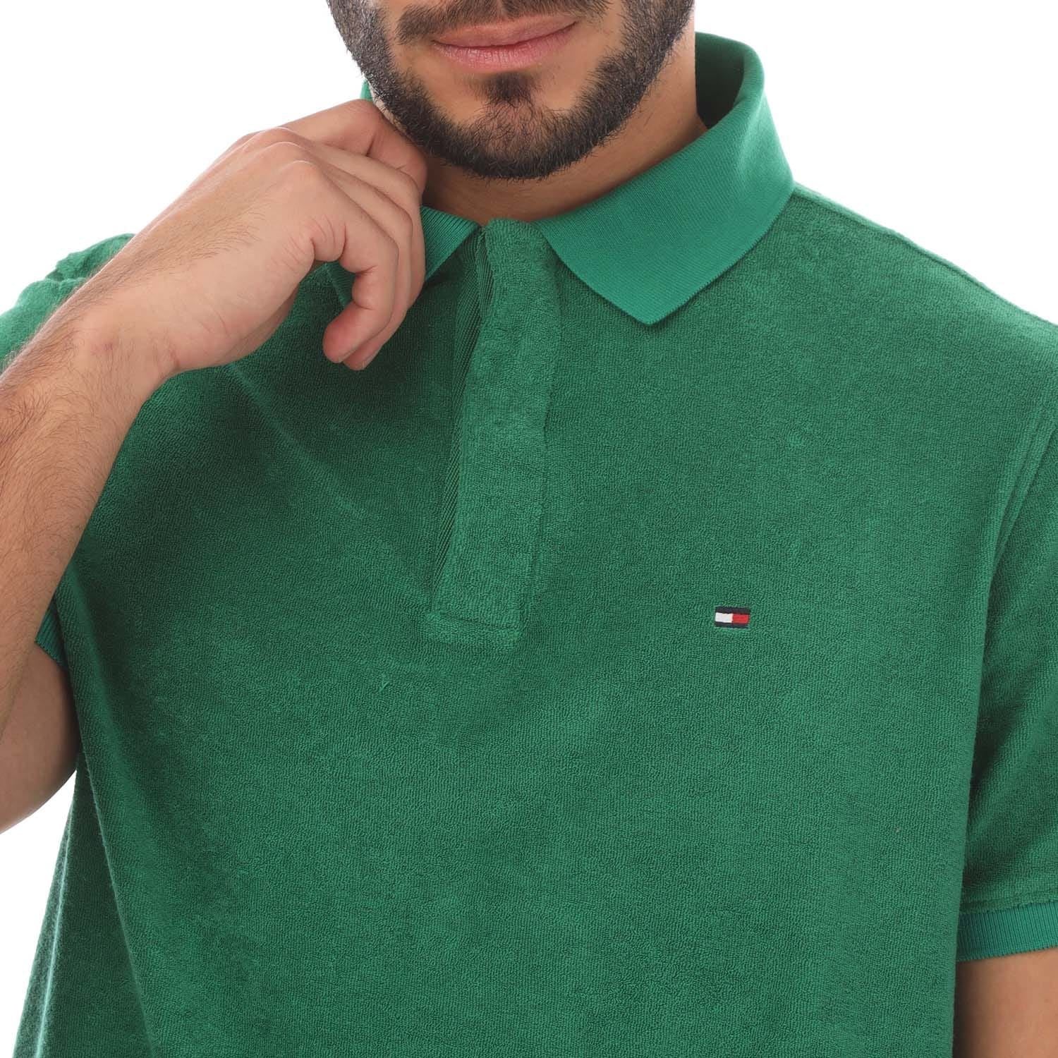 Tommy Hilfiger Micro Towelling Regular-Fit Polo Shirt