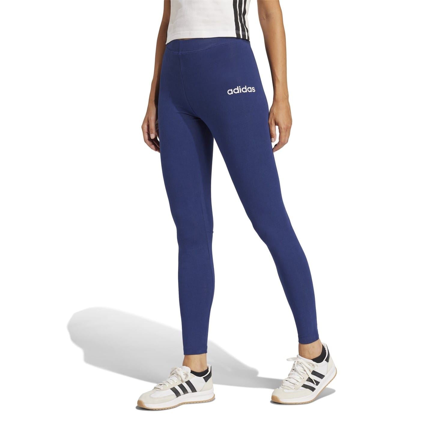 adidas Womens Essentials 3 Stripe Leggings