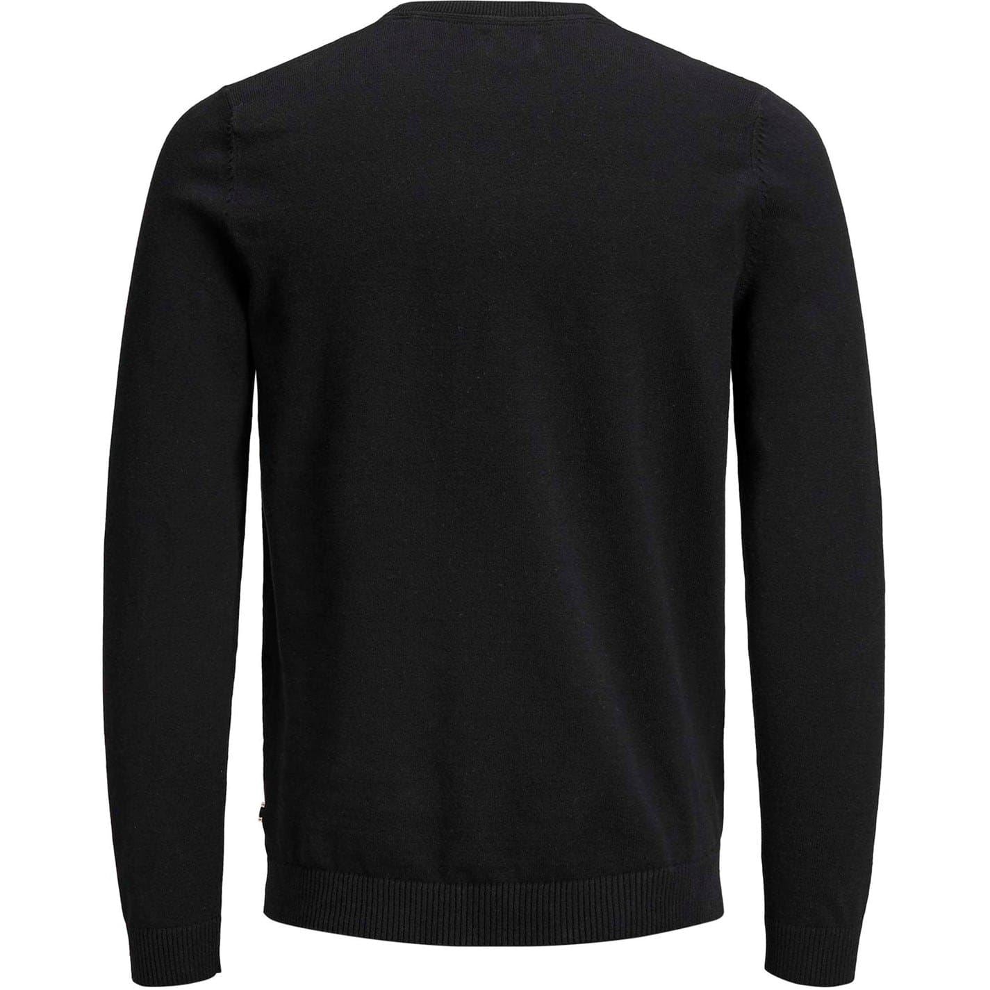 Jack and Jones Crew Neck Ribbed Collar Long Sleeve Sweater