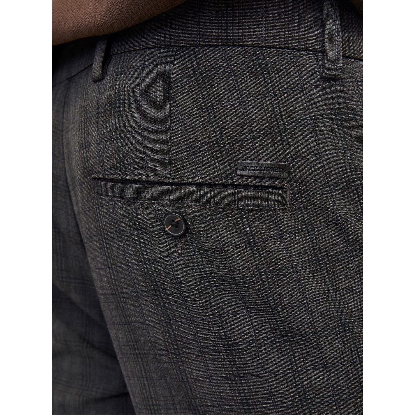 Jack and Jones Marco Plaid Slim Chinos