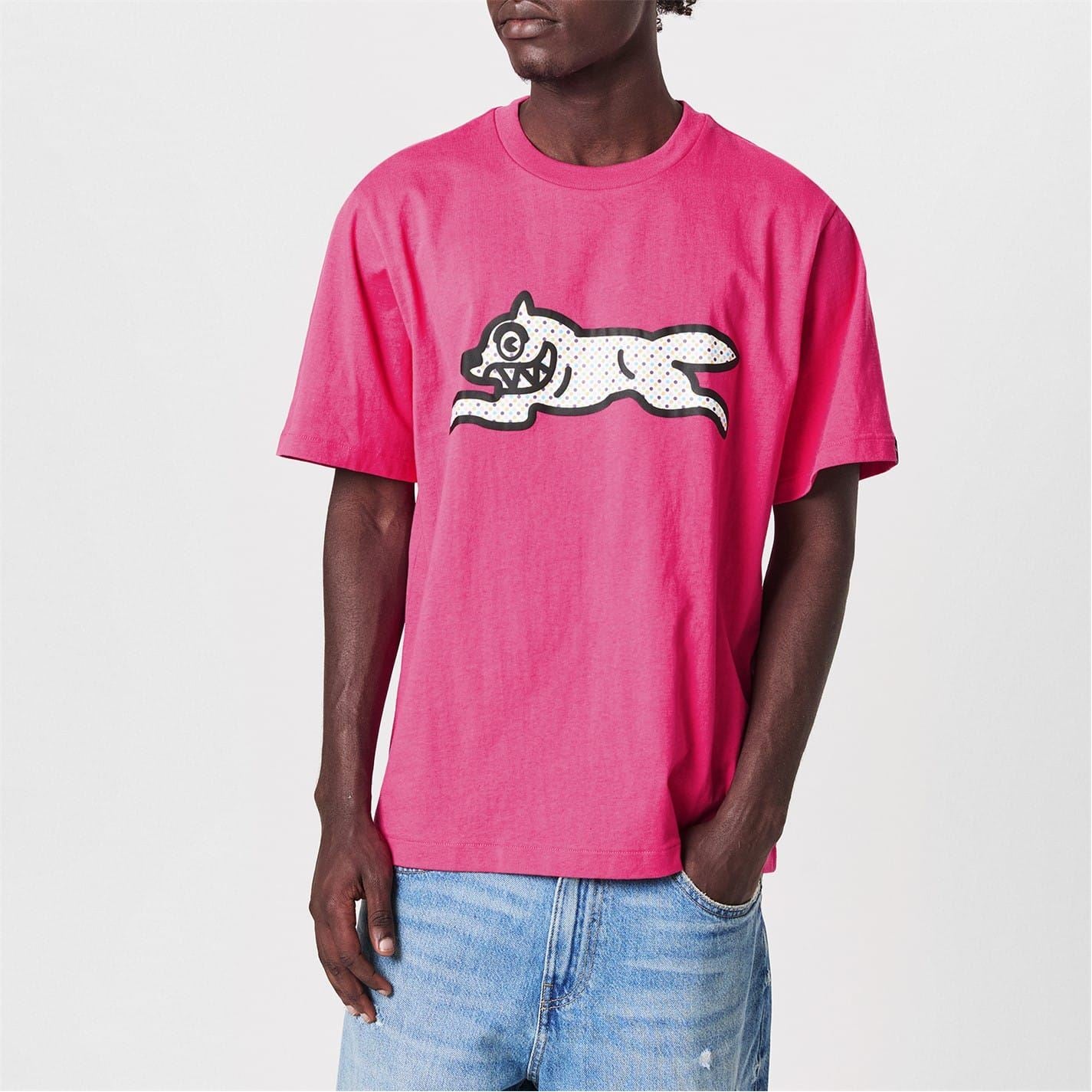 ICECREAM Polka Dot Run Dog T-Shirt