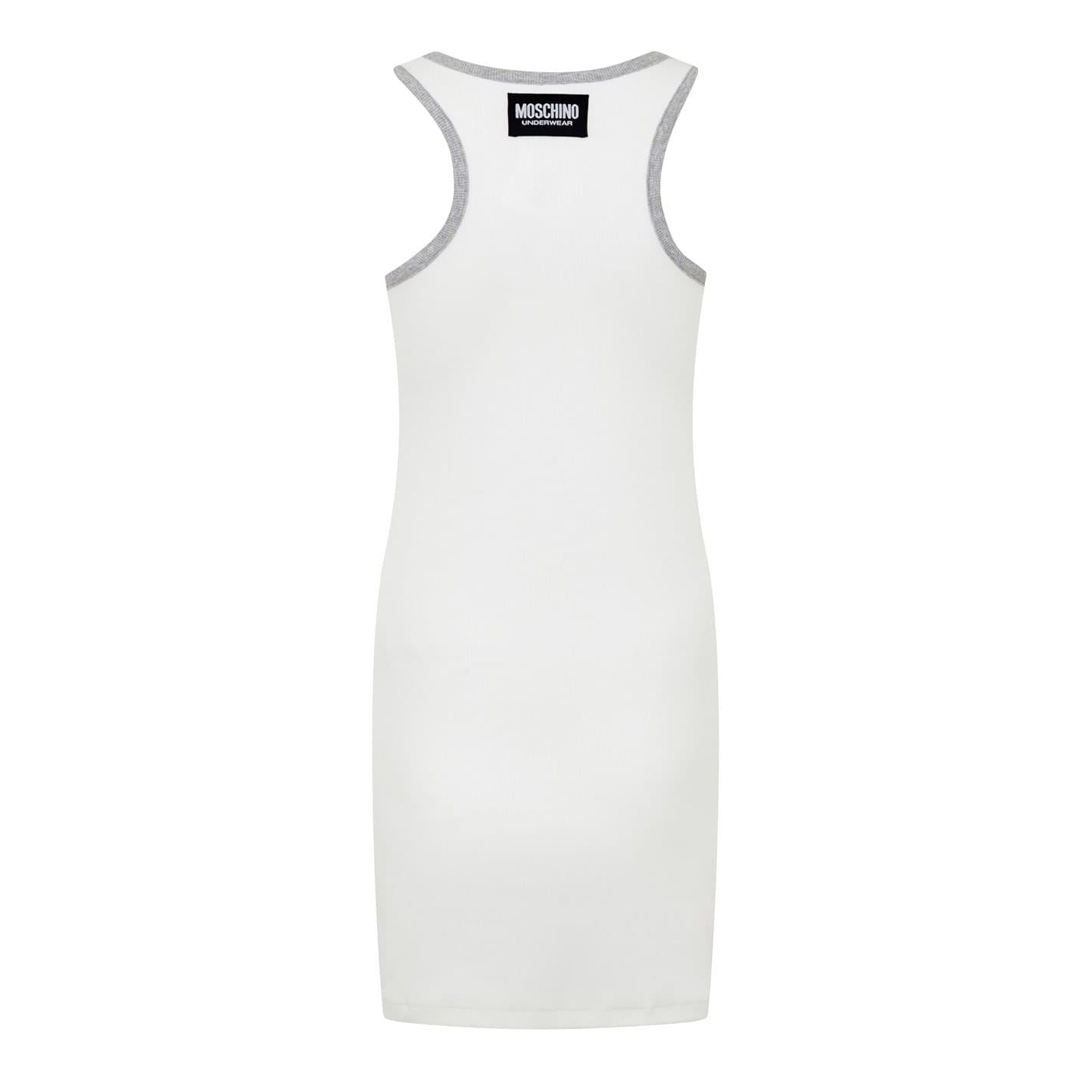 Moschino Petticoat Scoop Neck Mini Tank Dress