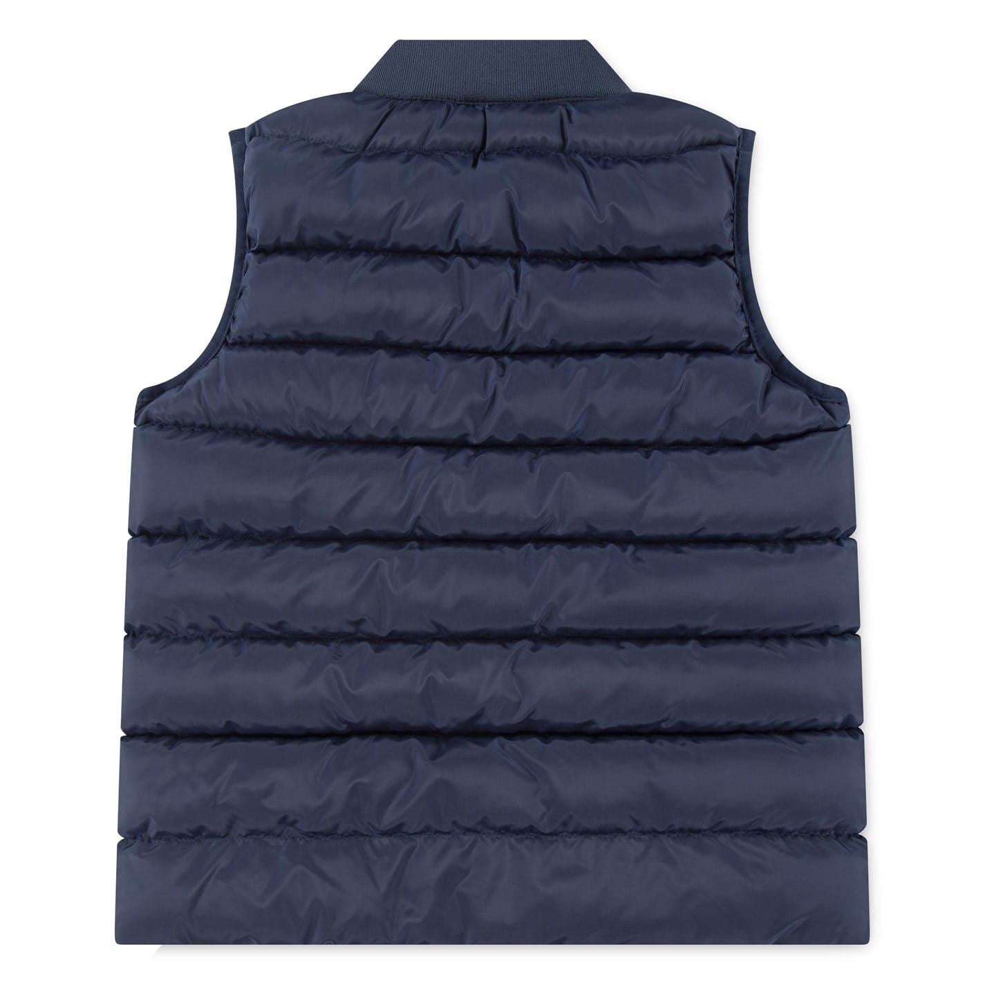 Levis Solid Patterned Mock Neck Gilet
