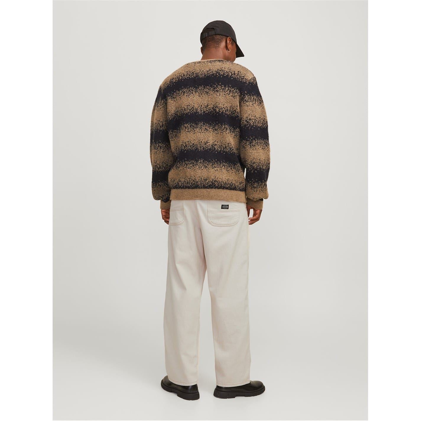 Jack and Jones Owen Solid Patterned Wide Leg Pants