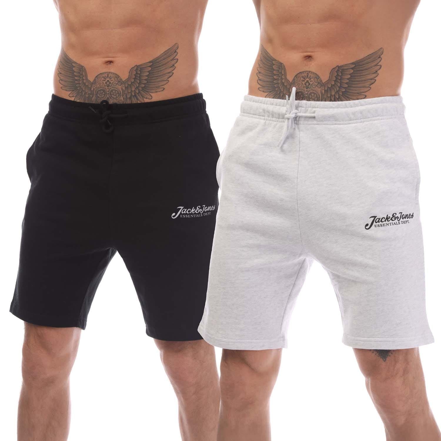 Jack and Jones 2 Pack of Gordan Beau Sweat Shorts
