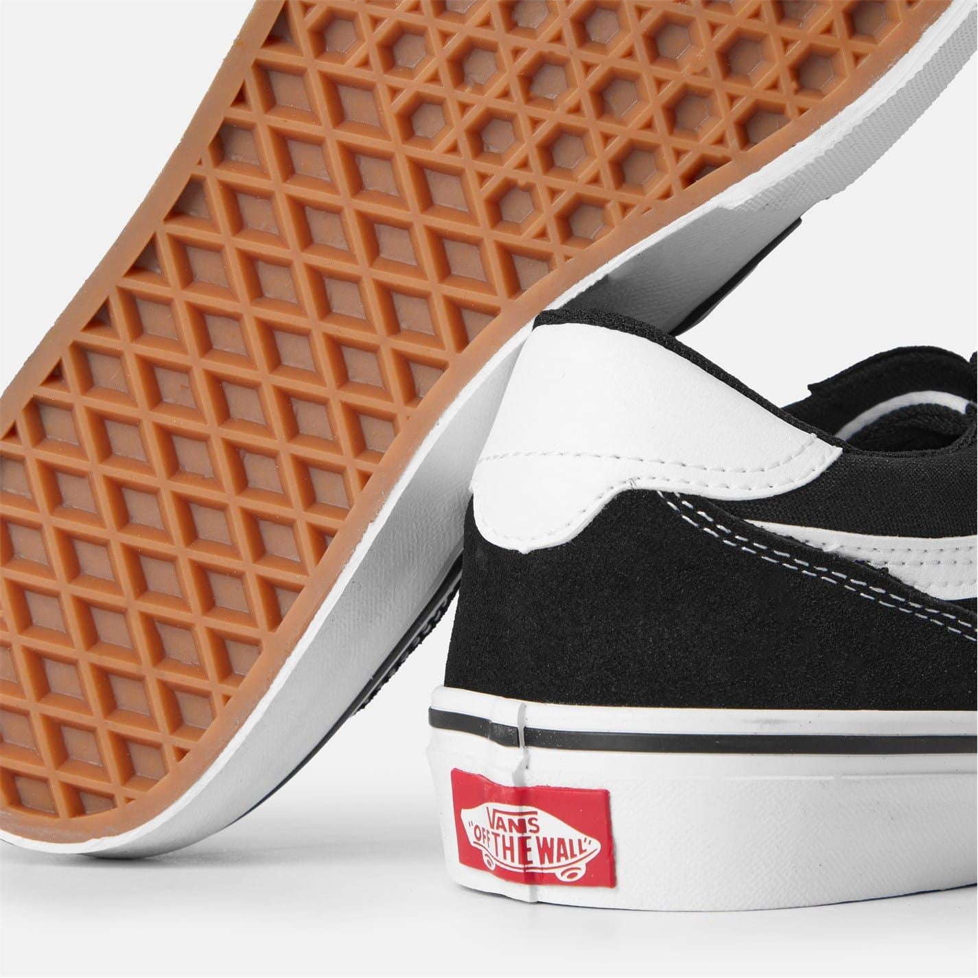 Vans Juniors Canvas Low Top Lace-Up Sneakers