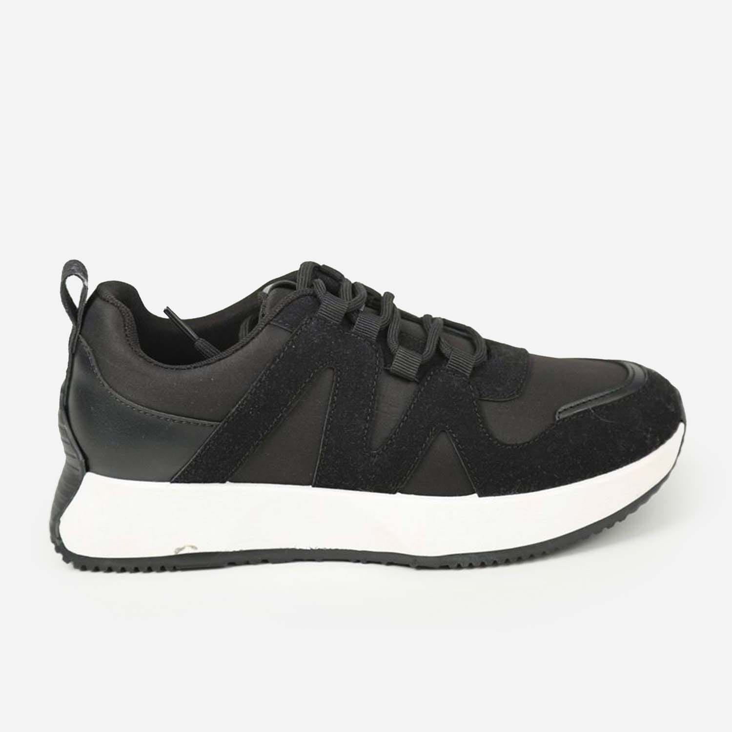 Wheres That From Suede Detail Runner Trainers
