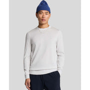 Lyle And Scott Tonal Superfine Cotton Crew Neck Jumper