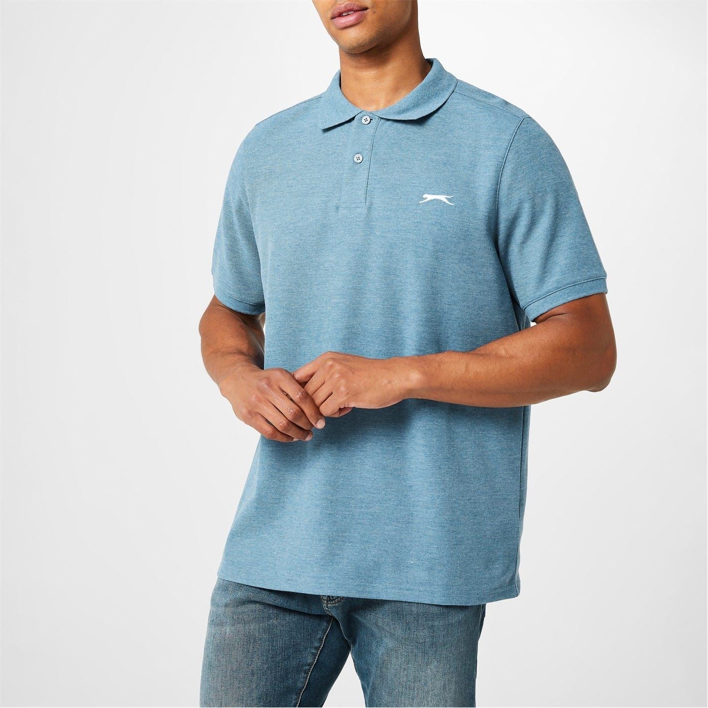 Slazenger Mens Plain Polo Shirt