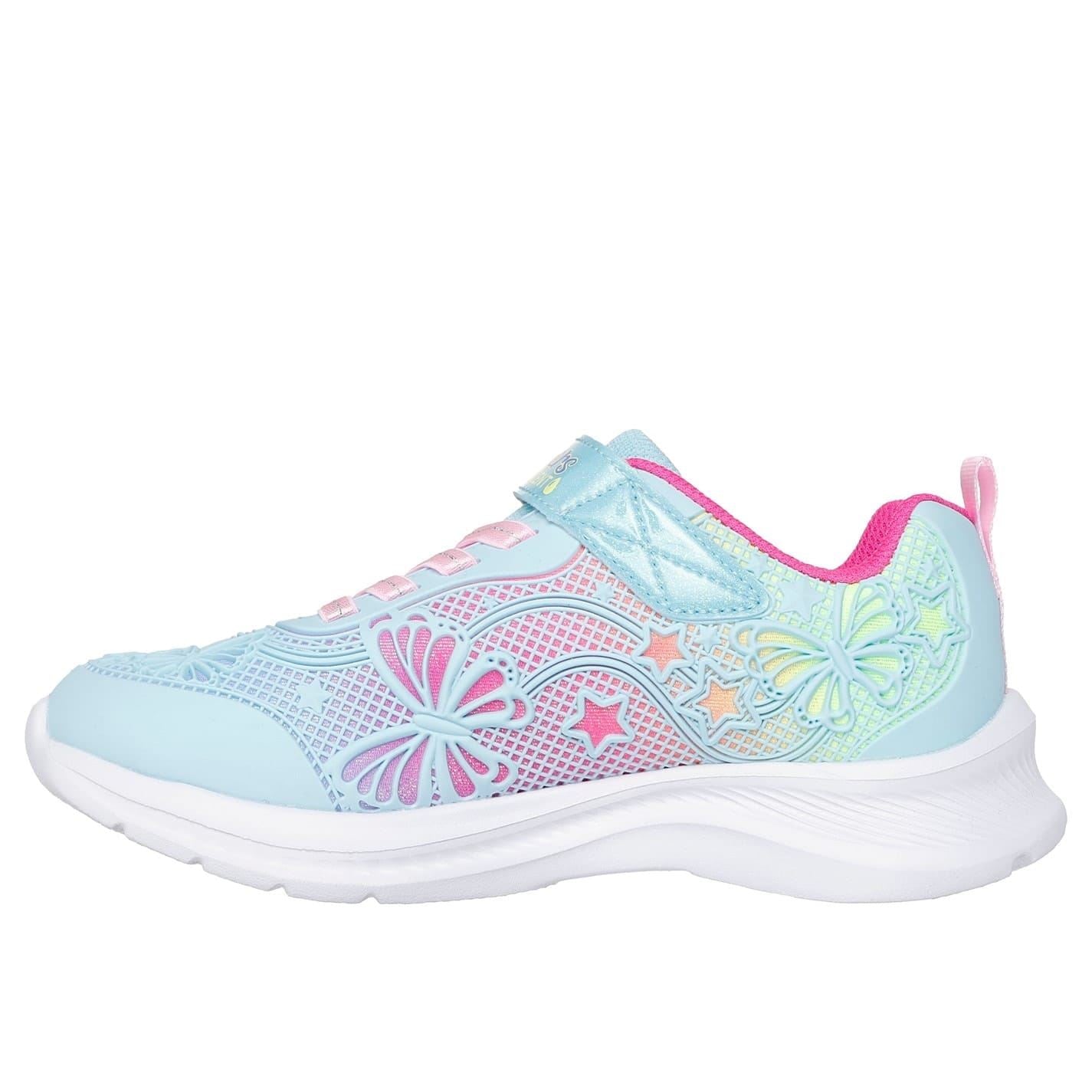 Skechers Girls Floral Low Top Sneakers