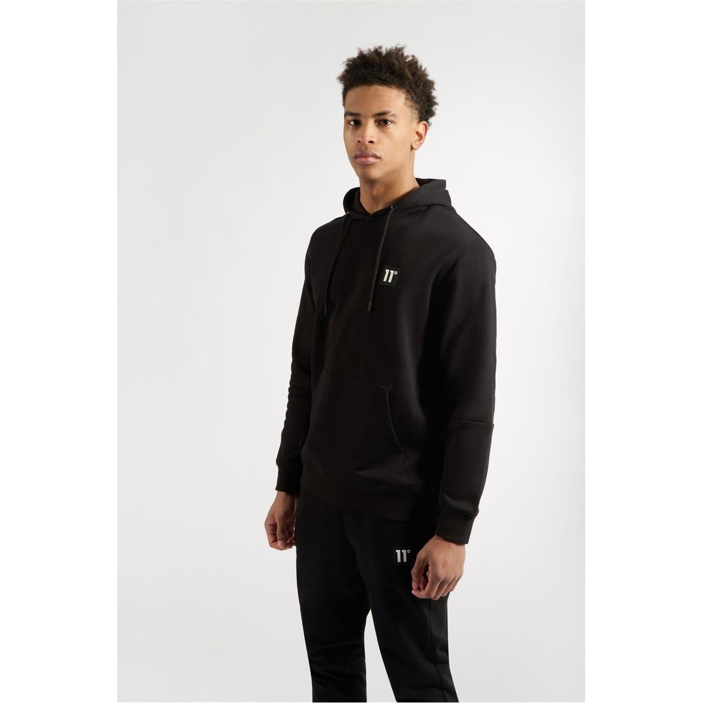 11 Degrees Mens Logo Hoodie