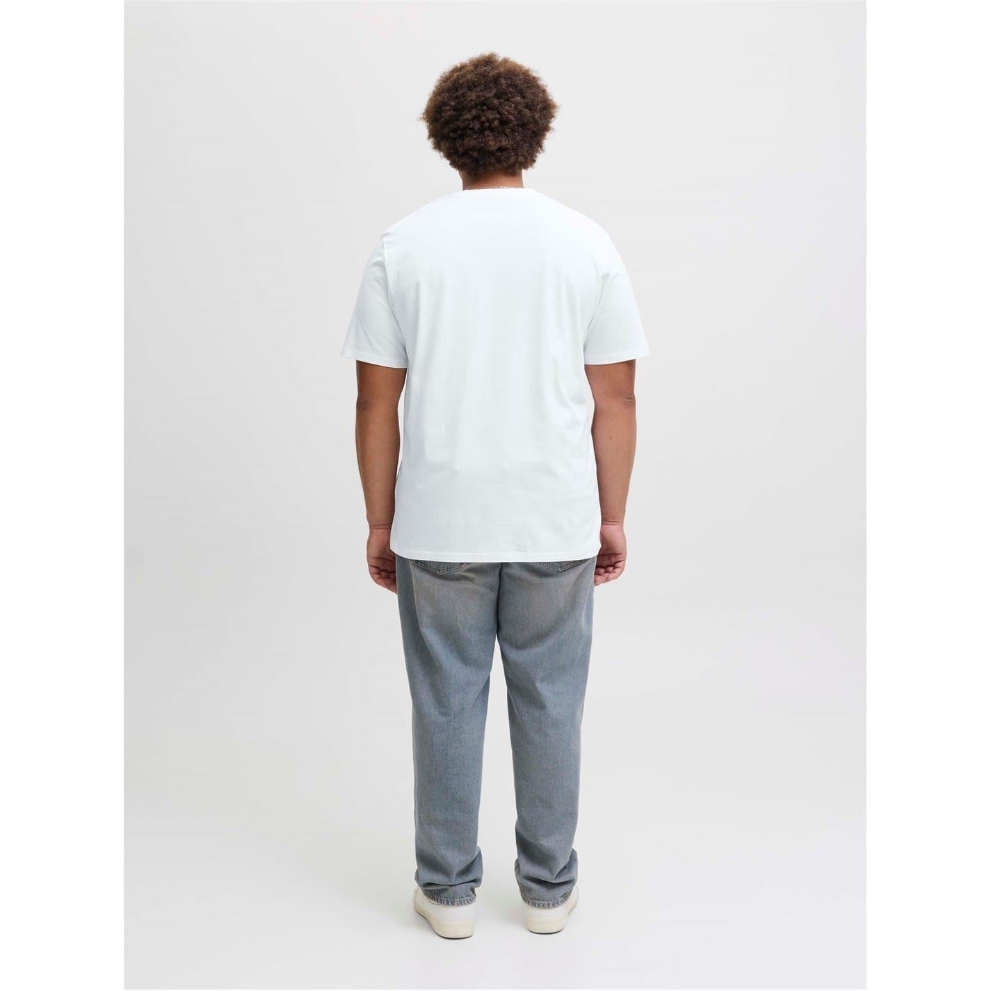 Jack and Jones Mens Logo T-Shirt Plus Size