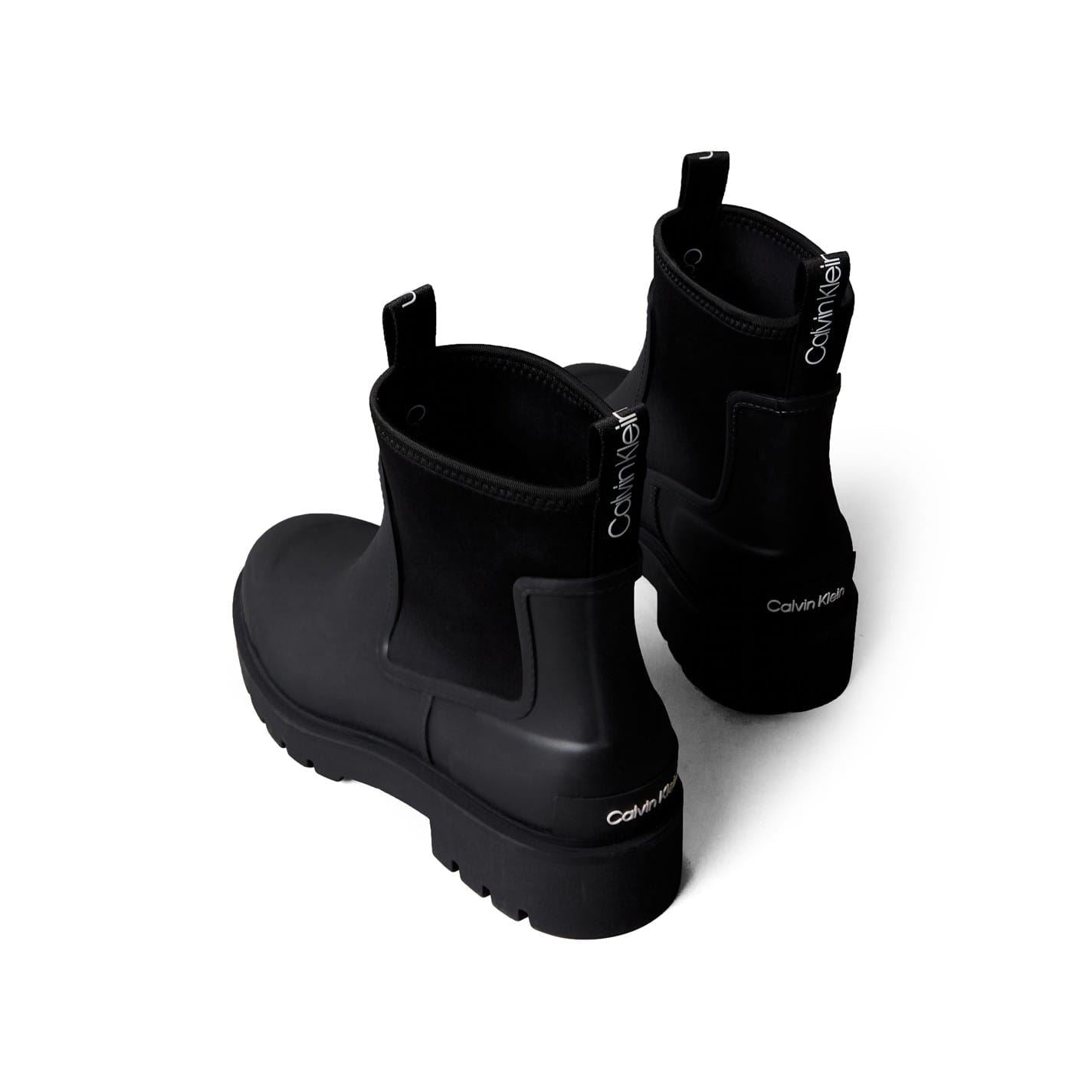 Calvin Klein Chelsea Boots with Lug Sole Flats